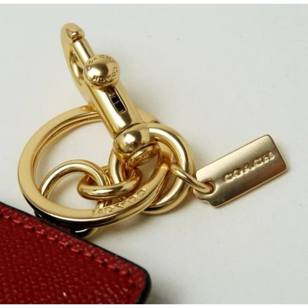 COACH Signature ID Case & Photo Keychain IN‎ GIFT BOX NWT